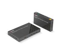 Lindy 70m Cat6A HDMI 4K60 USB-C HDBaseT 3.0 KVM Extender PoC HDR