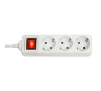 Lindy 73101 3-Way Schuko Mains Power