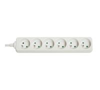 Lindy 73125 power extension 6 AC outlet(s) Indoor White