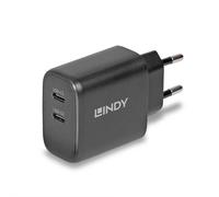 Lindy 73438 65W USB 2 x Type C GaN Charger