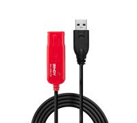 Lindy 8m USB 2.0 Active Extension Cable Pro, Long Distance Repeater, Extends USB devices, PCs, Laptops, Xbox, PS4, PS5, VR Headset, Printer, Scanner, Webcam, Interactive Whiteboards