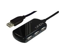 Lindy 8m USB 2.0 Active Extension Pro Hub. Data transfer rate: 480 Mbit/s Cable length: 8 m. Compatible operating systems: Win ME 2000 XP Vista Mac OS Linux. Weight: 331 g. Interface: USB 2.0/1.1 Conn