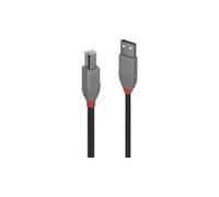 Lindy Anthra Line 10 M USB Data Transfer Cable Type A Male To B Shielding Black