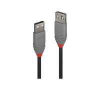LINDY Anthra Line USB Extension Cable 2m Black