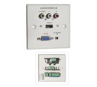 Lindy AV Faceplate, Metal