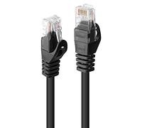 LINDY 48192 Network cable patch cable CAT 6 U/UTP Black 1.00 m