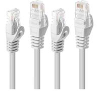 LINDY Basic Network Cable Cat. 6 U/UTP 1 M white (Pack of 2)