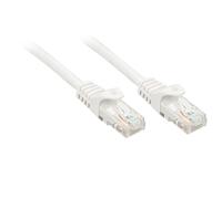 LINDY 48207 RJ45 Netzwerkkabel, Patchkabel CAT 6 U/UTP 10.00m Weiß 1St.