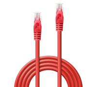 Lindy Basic Network Cable Cat. 6 U/UTP Patch Cable 0.3 m red
