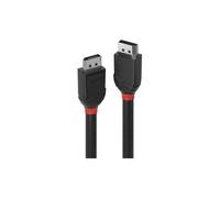 Lindy Black Line 1.50 M Displayport Dp Male-Male Digital Audio/Video Cable Black