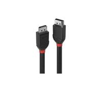 Lindy Black Line 2M Displayport Dp Male-Male Digital Audio/Video Shielding Black