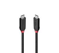 Lindy Black Line 37002 2m USB4 240W Cable, 24 pin USB-C (M) to 24 pin USB-C (M)