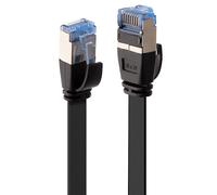 LINDY 47480 RJ45 Netzwerkkabel, Patchkabel CAT 6a U/FTP 30.00cm Schwarz mit Rast
