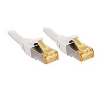 LINDY Cat.7 S/FTP Network Cable, Copper, LSOH, 600MHz, White, 0.5 m