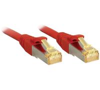 LINDY 47292 Network cable CAT 6a Red 1.00 m S/FTP 1-1 wired