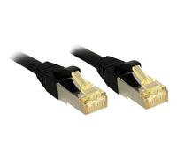 LINDY Cat.7 S/FTP PIMF LSOH Patch Cable 0.5 m Black