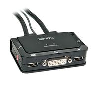new unused LINDY DVI KVM Switch Compact - DVI-D , USB 2.0 & Audio - Inc VAT