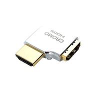 Lindy CROMO HDMI Male to HDMI Female 90 Degree Right Angle Adapter - Left