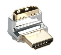 Lindy CROMO HDMI Male to HDMI Female 90 Degree Right Angle Adapter - Up