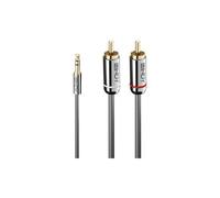 Lindy Cromo Line 1 M 1 X Mini-Phone Male To 2 X RCA Male Anthracite