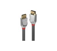Lindy Cromo Line 3 M Displayport Dp Male-Male Digital Audio/Video Shielding Grey