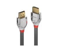 LINDY 37873 HDMI Cable HDMI-A plug, HDMI-A plug 3.00 m Grey 4K UHD...
