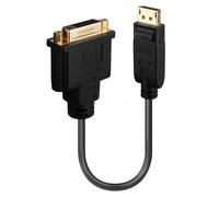 Lindy DisplayPort 1.2 to DVI-D Adapter Converter Full HD 1080p DP to DVI Passive