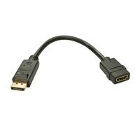 Lindy DisplayPort 1.2 to HDMI 1.3 Converter 0.15 m DisplayPort HDMI Male Female Straight