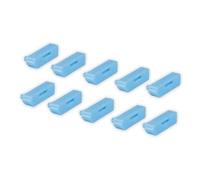 Lindy DisplayPort Port Blockers Without Key, Pack of 10, Blue