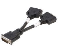 Lindy DMS 59 Male to 2 x DVI-I Female Splitter Cable