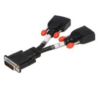 Lindy DMS 59 Male to 2 x VGA Female Splitter Cable
