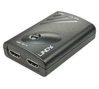 Lindy DisplayPort to Dual HDMI MST Hub 38409 HDMI Splitter with Expander-view