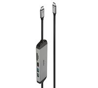 Lindy DST-Micro 140, USB-C Laptop Micro Docking Station with 4K Support and 1.4m 60W Charging Cable