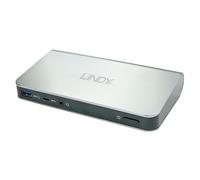 LINDY DST-Micro, USB C Laptop Micro Docking Station with 4K and 100W Pass-Throug