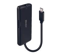 Lindy DST-Mini USB-C Laptop Mini Docking Station with 4K Support and 1