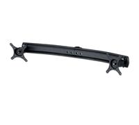 Lindy Dual Curved Arm Bracket, Black