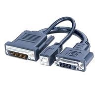 Lindy DVI and USB to PandD (M1-DA, EVC) Adapter Cable, 0.2m