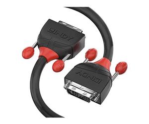 Lindy DVI-D Dual Link Monitor Video Cable 2M 19 Pin 36252 Black