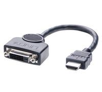 LINDY DVI-D Female to HDMI Male Adapter Cable 0.2m