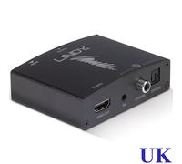 Lindy HDMI 4K30 Audio Extractor Dolby 5.1, DTS-HD, Optical/Coax/3.5mm, HDCP 1.4