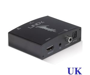 Lindy HDMI 4K30 Audio Extractor Dolby 5.1, DTS-HD, Optical/Coax/3.5mm, HDCP 1.4