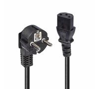 LINDY IEC-Netzkabel 2m Schuko-Winkelst. IEC320C13 ACC NEW