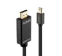 Lindy Kabel Mini DisplayPort/HDMI 4K30 (DP: passiv) 0.5m