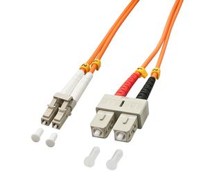 LINDY LWL-Duplexkabel LC/SC OM2 2m 50/125æm Multi NEW