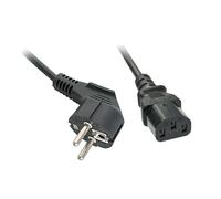 Lindy 30334 power cable Black 0.7 m Power plug type A IEC C13