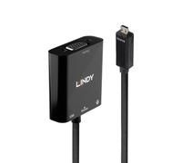 Lindy Micro HDMI D to VGA & Audio Converter