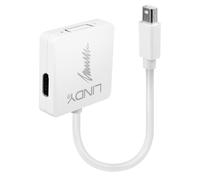 Lindy Mini DisplayPort 1.2 to DisplayPort 1.2, HDMI 1.4 and DVI Converter