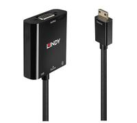 Lindy Mini HDMI C to VGA & Audio Converter