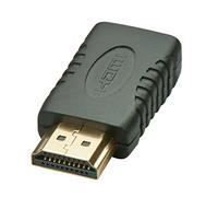 LINDY Mini HDMI Female To Male Adapter - Black