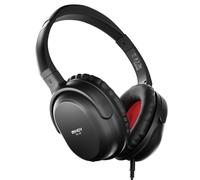 Lindy NC60 Wired Active Noise Cancelling ANC Headphones, 40mm Drivers, Comfor...